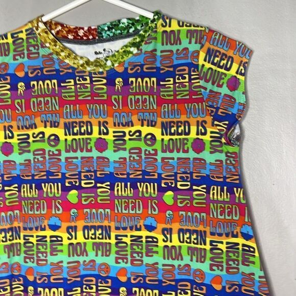 Girls size 12 /14 custom-made Beatles retro swing dress - Picture 6 of 11